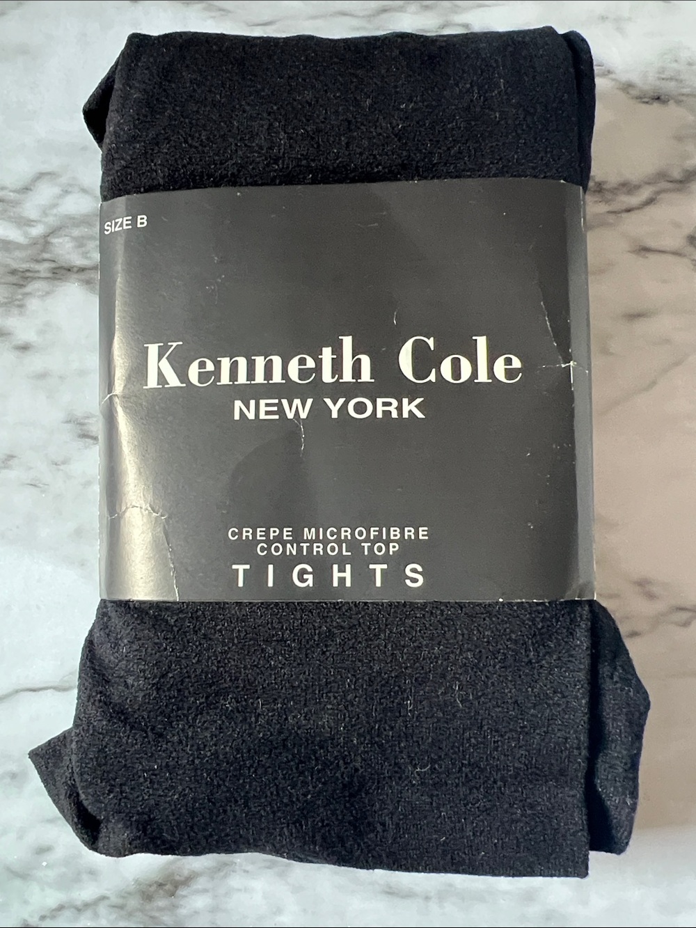 Kenneth Cole New York Crepe Microfibre Control Top Tights in Size B